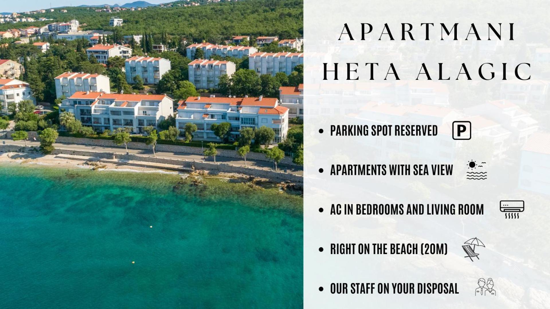 Apartmani Heta Alagic III Selce Eksteriør bilde